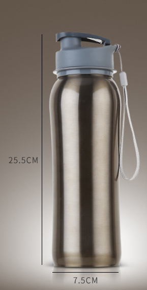 Best Selling Products Single Wall Stainless Steel Water Bottle, Sports Water Bottle