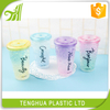 Double Wall Plastic Ice Cup Water Bottle
