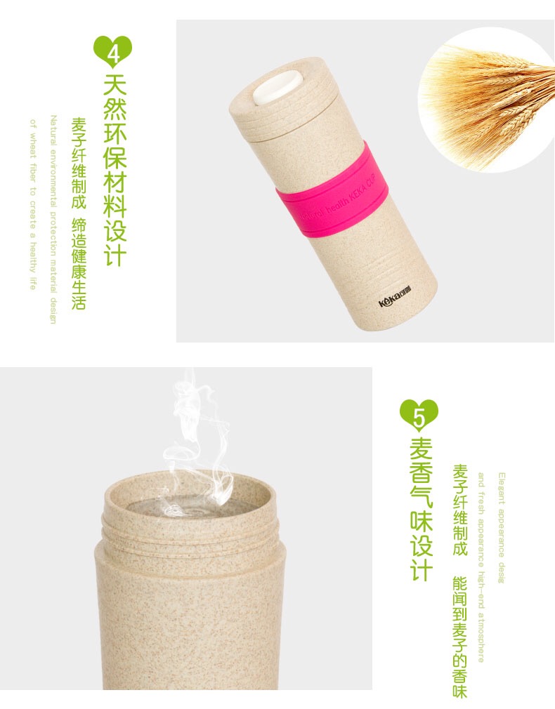 good quality wheat straw bottle Supplier