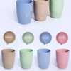 400ML Wholesale Custom Logo Color Plastic Drinking Cup Blue Coffee Cup 