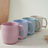 Hot Biodegradable Wheat Straw Japanese Milk Tea Cup