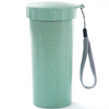 Good Quality Custom Biodegradable Wheat straw Water Bottle with Strap
