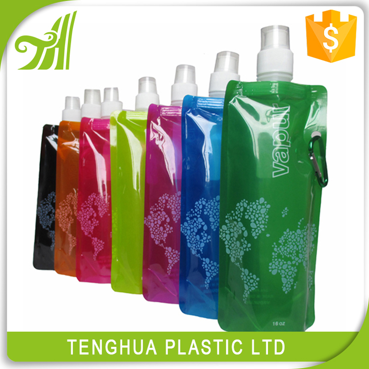 Colorful Folding Plastic Water Bottle