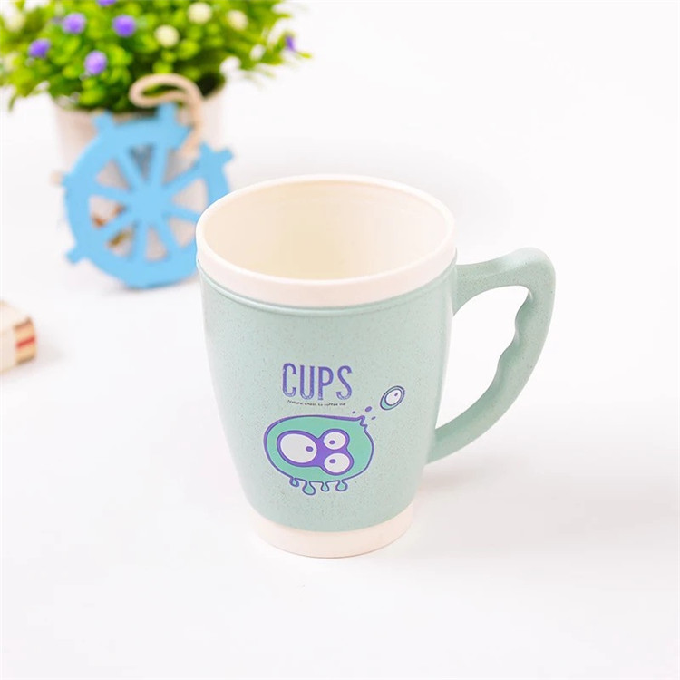 Unique Design BPA Free Wheat Straw Coffee Cup