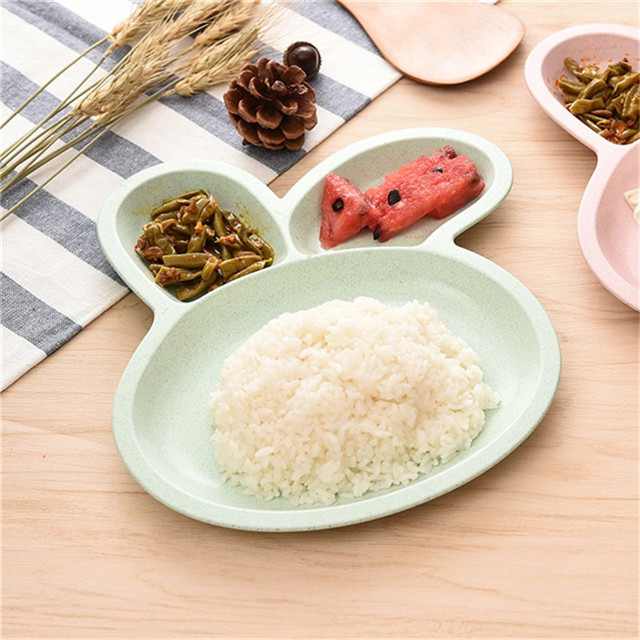  High Quality Factory Directly Provide Biodegradable Rabbit Shape Plates Serving Dishes