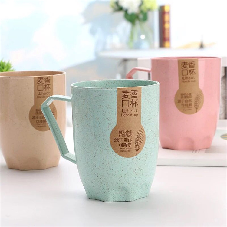 Eco-Friendly Wheat Straw Portable Toothbrush Holder