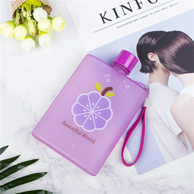 Hot Selling Unique Design BPA Free Flat Mini Water Bottle
