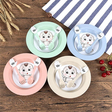 Environmentally-Friendly Indian Mr Tableware Toy With Cartoon Dinnerware Set