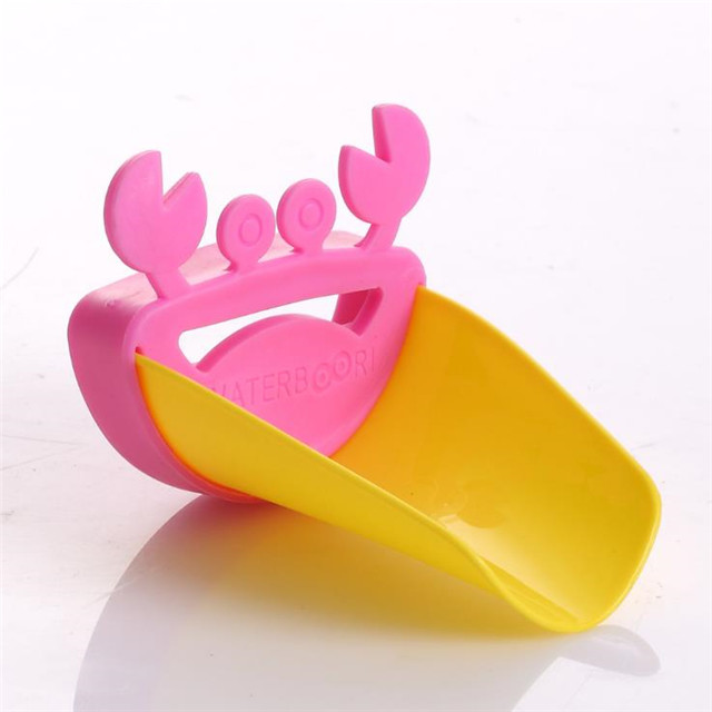 Cartoon Crab Shape Children Guide Tank Tap Stretcher Wash Bowl