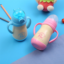 New Items Infant Stianless Steel Milk Bottle With Two Lids
