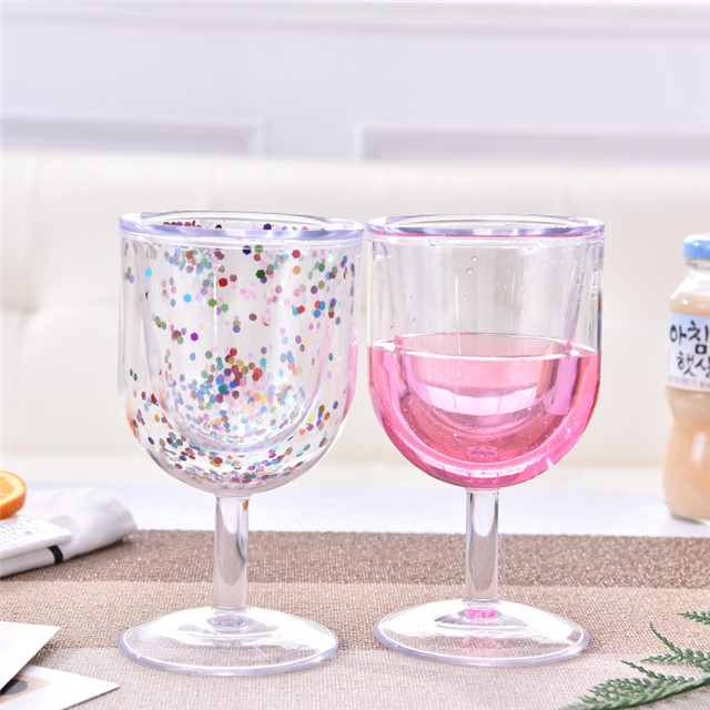 New Products Plastic Cocktail Cup, Double Wall Plastic Beer Cup, Plastic Drinking Cup
