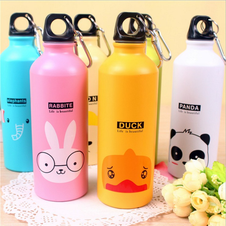 Single Wall Stainless Steel Water Bottle Aluminum Water Drinking