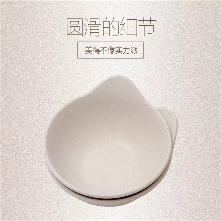 Customized Design Natural Wheat Kids Rice Bowl