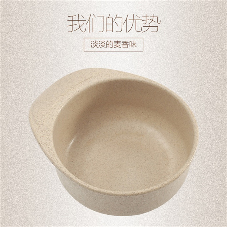 Wholesale Wheat Straw Kids Ramen Bowl