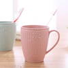 Bathroom Wash Cup Toothbrush Cup Plastic Cup Brushing Cup Simple And Environmentally Friendly Wheat Toothbrush Holder 