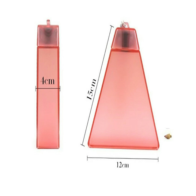 300ml Flat Bottle Matte Black Bottle Plastic BPA Free Unique Water Bottles