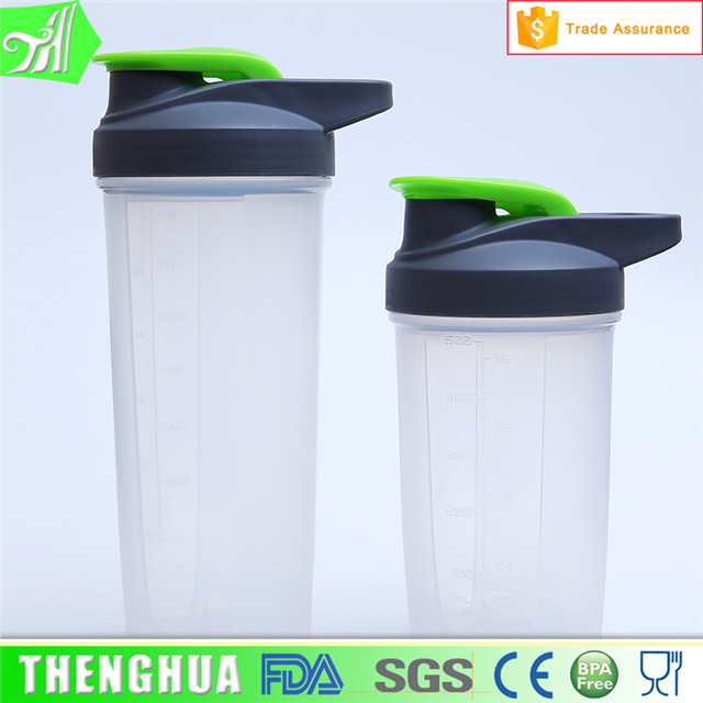 Trade Assurance Cheap Price Shaker Bottle, 500ML Protein Shaker Bottle, Custom Protein Shaker Bottle