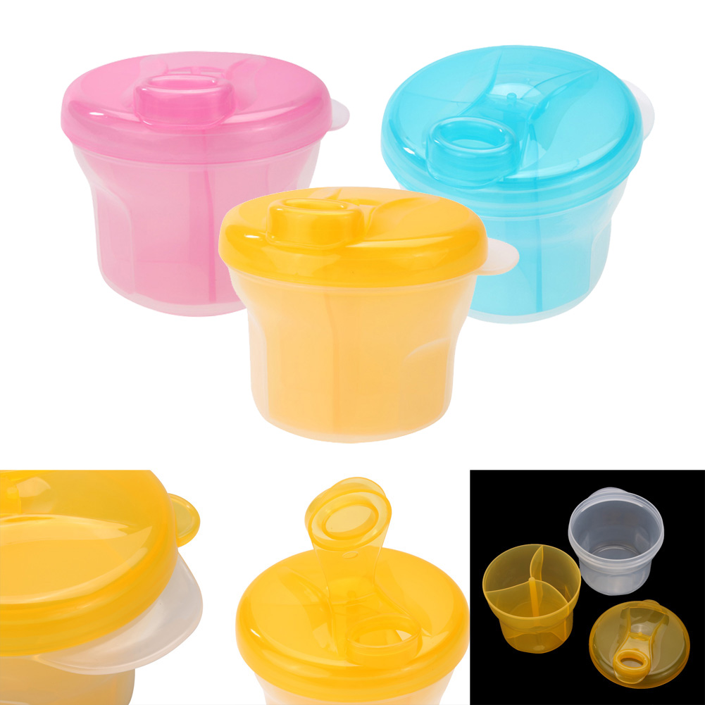 Baby Milk Powder ContainerThree Components with Rotating Lid