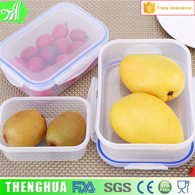 China supplier pp material 4 compartment lunch box,food storage