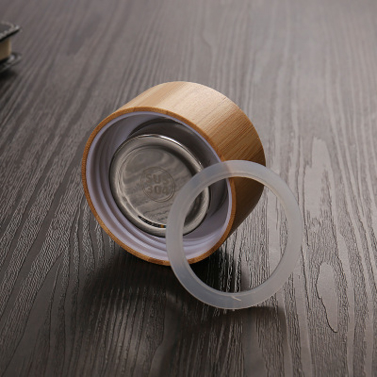 New Style High Borosilicate Glass for Business with Bamboo Lid