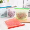 Food Grade Useful 1000ML Silicone Food Storage Bag, Reusable Food Storage Bag