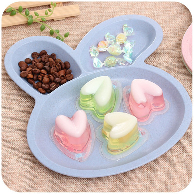  High Quality Factory Directly Provide Biodegradable Rabbit Shape Plates Serving Dishes