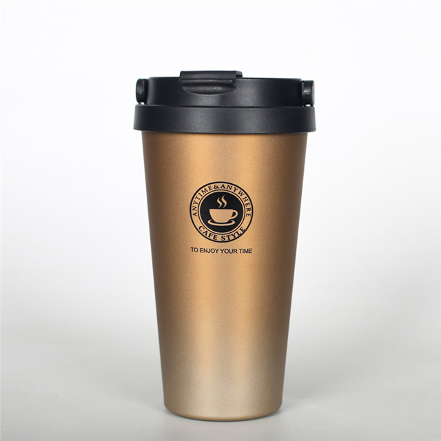 500ML Stainless Steel Beer Mug With Lid