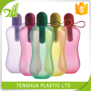 BPA Free Colorful 750ml Filter Water Bottle with Carry Cap