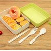 Three Layers Wheat Straw Material Biodegradable Lunch Box Supplier