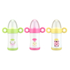 Health Round Eco-Friendly Non-Toxic BPA Free Hands Free Baby Glass Baby Feeding Bottle