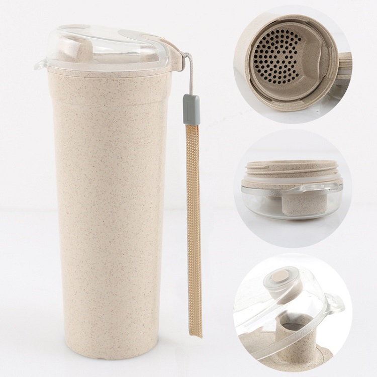 Biodegradable Wheat Straw Flip Bottle