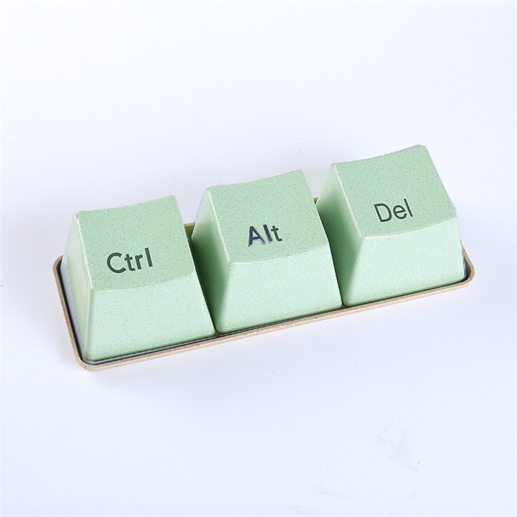 Hot Selling Wheat Straw Plastic Keyboard Style Storage Box