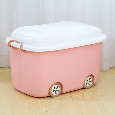 Factory Supply High Quality Plastic Storage Box With Wheel