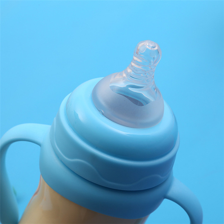 New Items Infant Stianless Steel Milk Bottle With Two Lids