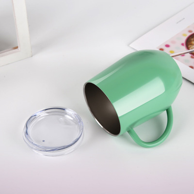 Hot Sale Double Wall Stainless Steel Coffee Mug Handle Tumbler Cups