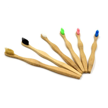Free Sample 100% Biodegradable Eco-Friendly Bamboo Toothbrush Customizable