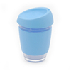 Wholesale Mug Coffee Glass Water Bottle Silicone Lid