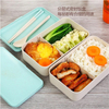 2018 Factory Double Layer Customized Attractive Price Plastic Kid Lunch Box Lunch Holder 