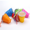 Silicone Collapsible Water Cup, Foldable Travel Cups, Silicone Cups