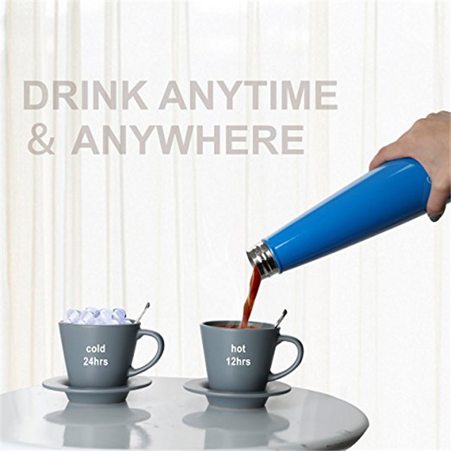 Amazon Hot Selling 24 Hours Keeping Vacuum Flask, 15 OZ Thermos Stainless Steel Flask