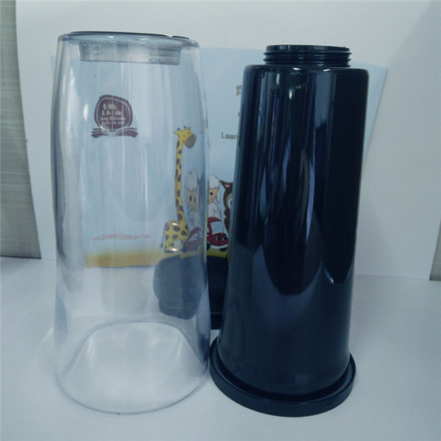 350ml Plastic Cup Double Wall with Paper Insert Cup