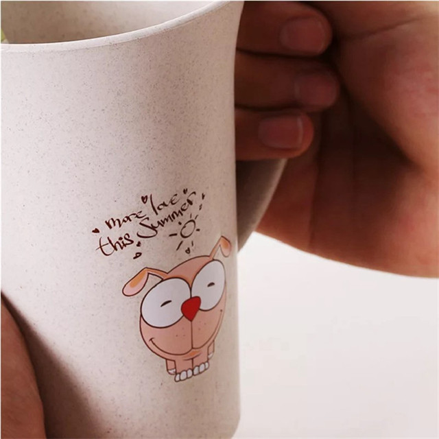 Standard Match Wheat Straw Eco - Friendly White Mug