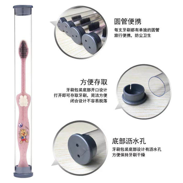 Home Decor Wholesale Plastic Cartoon Kids Toothbrush 