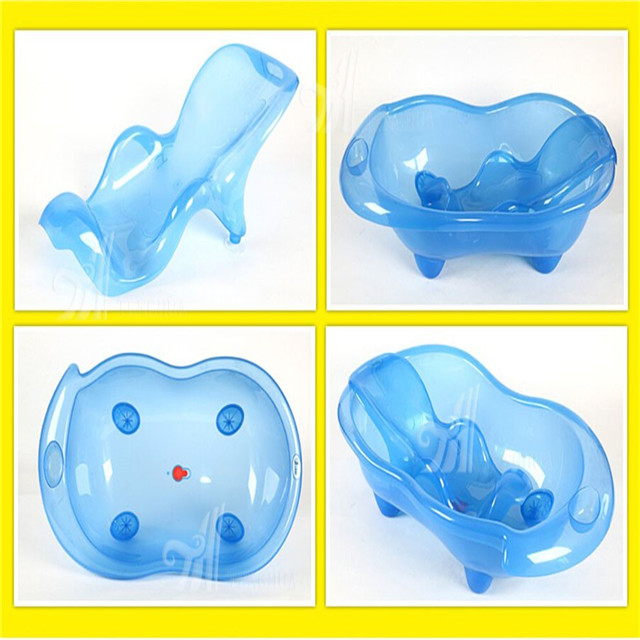 Wholesale Transparent Color Baby Bath Tub Portable