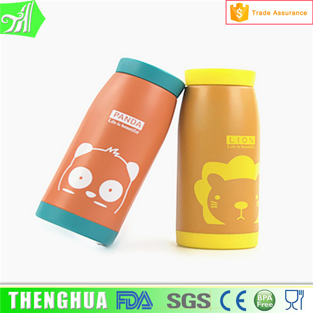 350ml Logo Printing Double Wall Insulated Stainless Steel Water Bottle