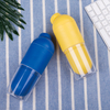 Hot-selling Dual-functional Colorful Capsule Pills Shape Plastic Water Bottle 