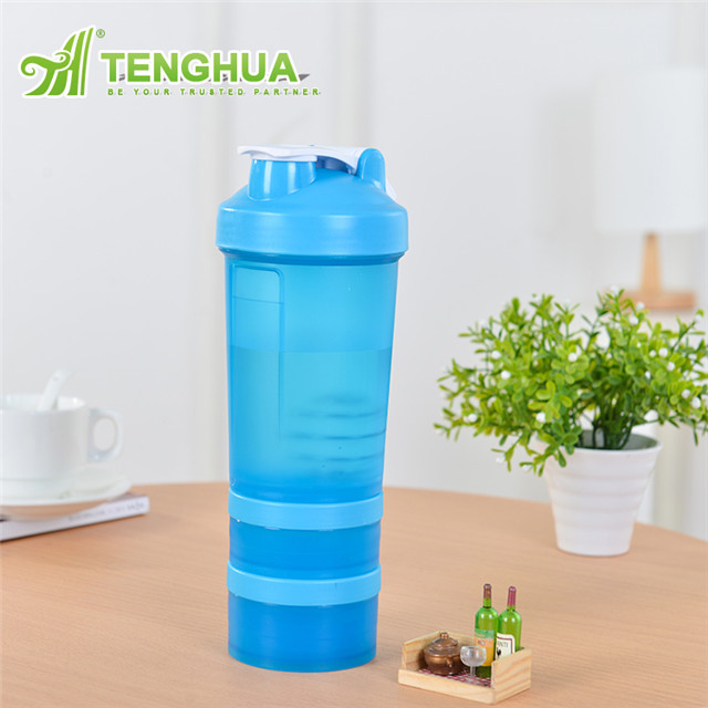 New Style Handheld Plastic Bottles Custom Water Shaker Bottle