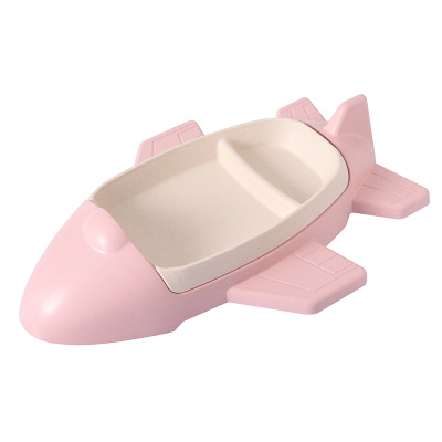 New Design Bamboo Airplane-shaped Biodegradable Lunch Box For Kids
