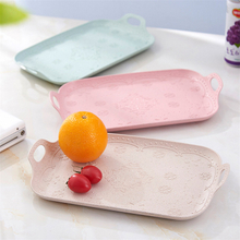 Wholesale Wheat Straw Heath Bread Baby Food Freezer Sofa Tray