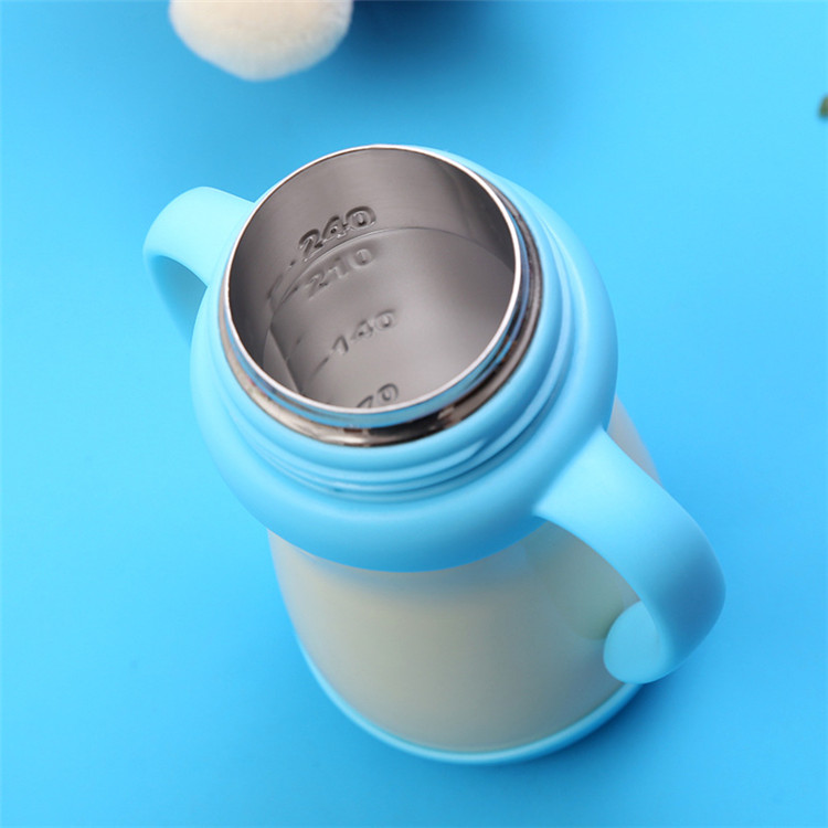 New Items Infant Stianless Steel Milk Bottle With Two Lids